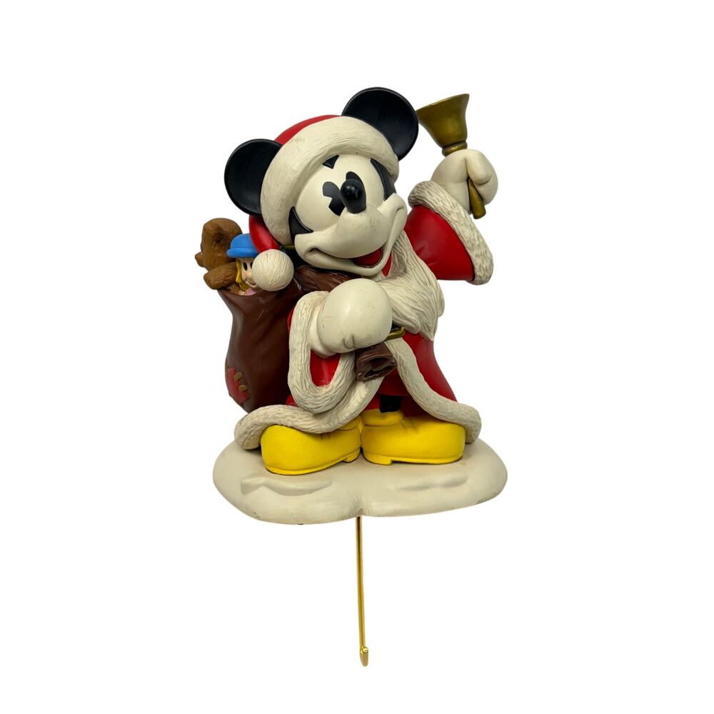 Disney Santa Mickey stocking holder. Hallmark. Christmas, holiday, FLAW